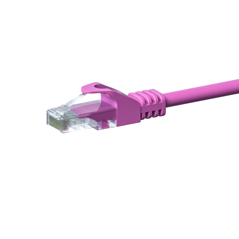 CAT5e internetkabel 10m roze - onafgeschermd - CCA
