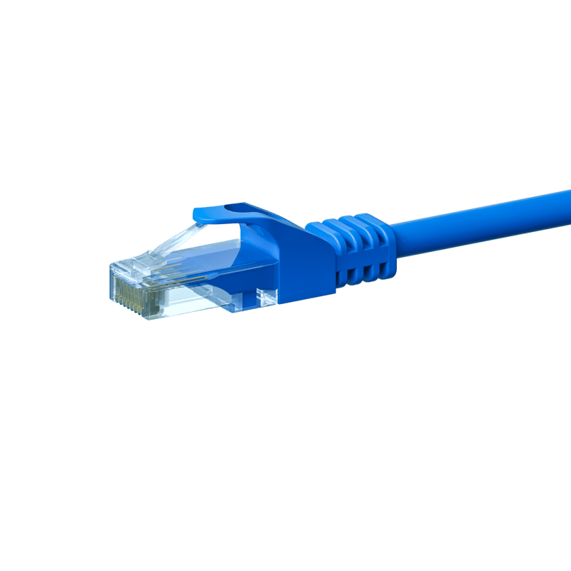 Cat6 internetkabel 1,50m blauw - onafgeschermd - CCA