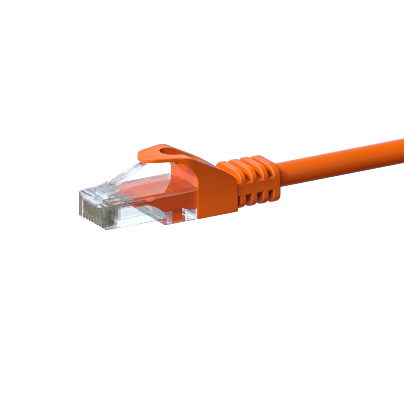 Cat6 internetkabel 20m oranje - onafgeschermd - CCA