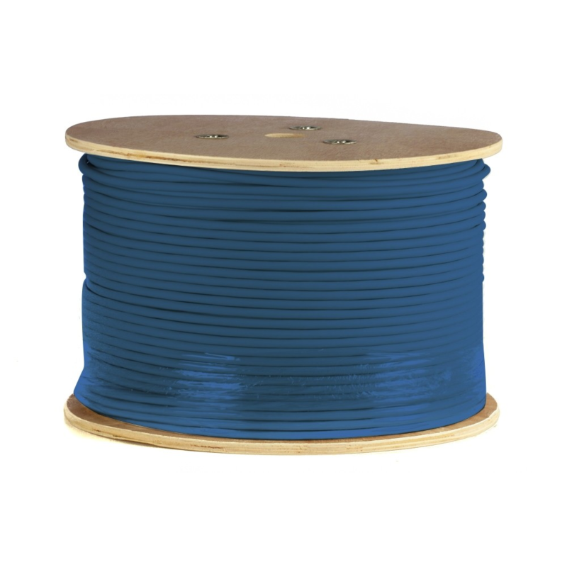 DANICOM Cat6a internetkabel op rol 305m solid grijs LSZH (Dca) - onafgeschermd