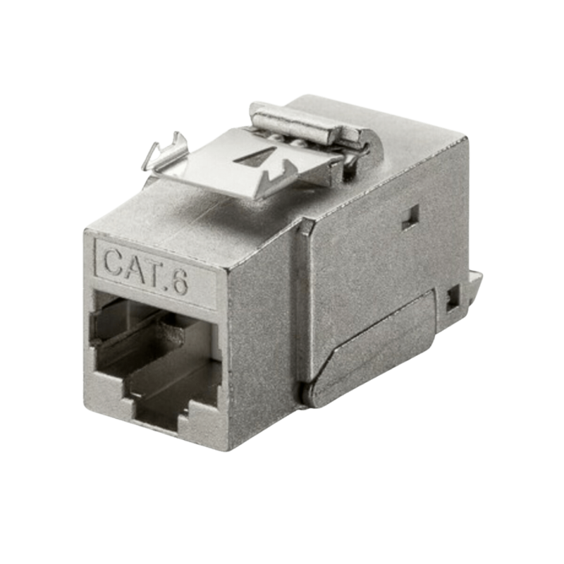 CAT6 keystone internetstekker (zonder gereedschap) - afgeschermd