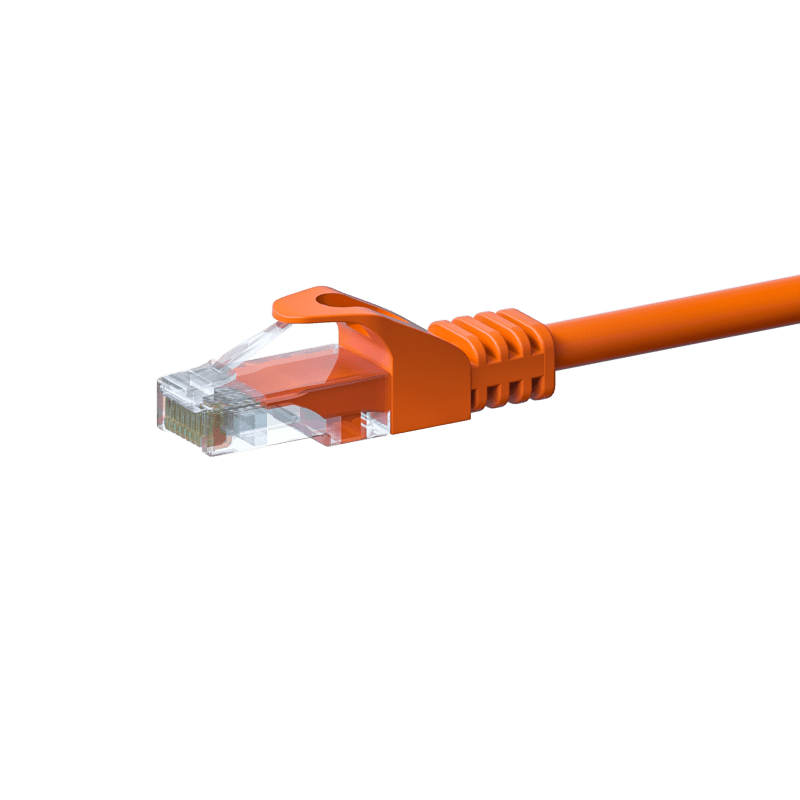 Cat5e internetkabel 2m oranje 100% koper - onafgeschermd