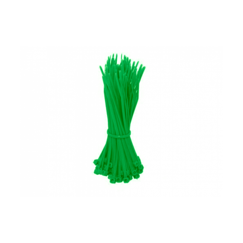 Kabelclusters 200mm groen - 100 stuks