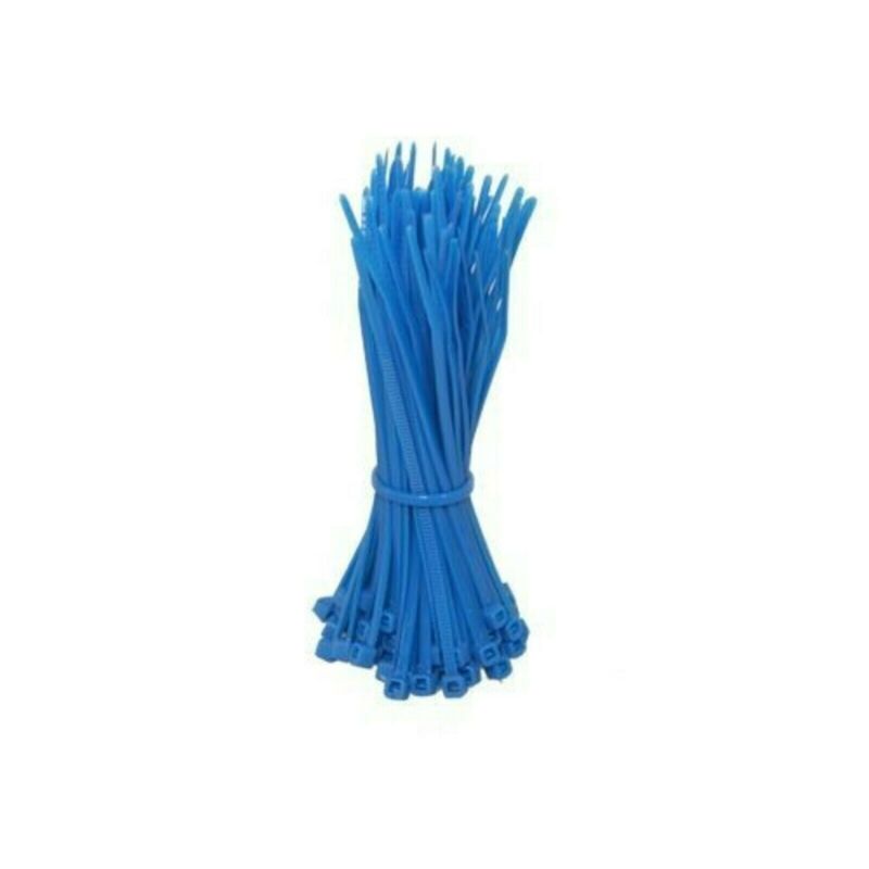 Kabelclusters 140mm blauw - 100 stuks