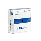 DANICOM Cat6 internetkabel op rol 50m solid grijs LSZH (Eca) - afgeschermd