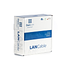 DANICOM Cat5e internetkabel op rol 100m solid grijs LSZH (Eca) - afgeschermd