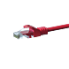 Cat5e internetkabel 2m rood 100% koper - onafgeschermd