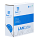 Cat6 internetkabel op rol 100m solid grijs CCA - onafgeschermd