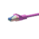 Cat6a internetkabel 2m roze 100% koper - extra afgeschermd
