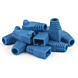 DANICOM RJ45 Kabeltule Blauw - 10 stuks