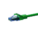 Cat6a internetkabel 5m groen - 100% koper - onafgeschermd