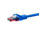 Cat6 internetkabel 0,15m blauw 100% koper - onafgeschermd
