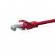 Cat6 internetkabel 0,25m rood - onafgeschermd - CCA