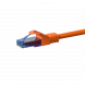 Cat6a internetkabel 1m oranje 100% koper - onafgeschermd