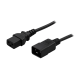 Stroomkabel C19 naar C20 1,80m zwart