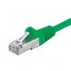 Cat5e internetkabel 7,50m groen - afgeschermd