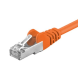 Cat5e internetkabel 25m oranje - afgeschermd