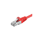 Cat5e internetkabel 3m rood- afgeschermd
