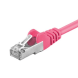 Cat5e internetkabel 25m roze - afgeschermd