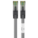 Cat8 internetkabel 2m grijs 100% koper - extra afgeschermd