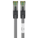 Cat8 internetkabel 5m grijs 100% koper - extra afgeschermd