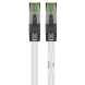 Cat8 internetkabel 3m wit 100% koper - extra afgeschermd