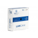 DANICOM Cat6 internetkabel op rol 50m solid grijs LSZH (Dca) - afgeschermd
