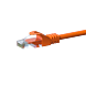 Cat5e internetkabel 2m oranje 100% koper - onafgeschermd