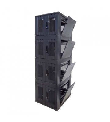 42U compartiment serverkast met geperforeerde deur - 4x9U - 800x1000x2000mm (BxDxH)