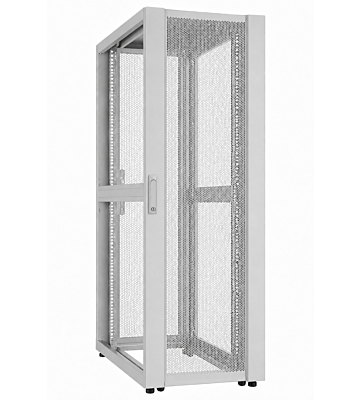 52U Datacenter serverkast met geperforeerde deur 800x1200x2400mm (BxDxH) Grijs