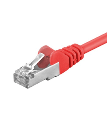 Cat5e internetkabel 10m rood - afgeschermd