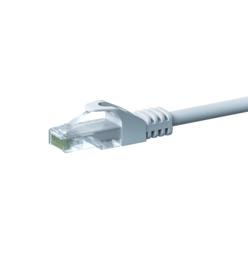 Cat5e internetkabel 5m wit 100% koper - onafgeschermd