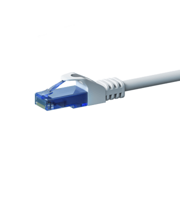 Cat6a internetkabel 5m wit - 100% koper - onafgeschermd