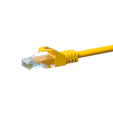 CAT5e internetkabel 5m geel - onafgeschermd - CCA
