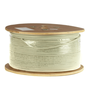 DANICOM Cat6A internetkabel op rol 500m soepel PVC (Fca) - onafgeschermd