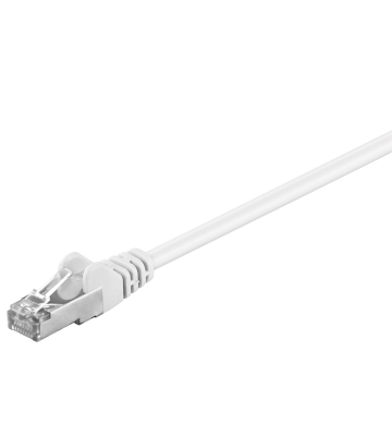 Cat5e internetkabel 25m wit- afgeschermd
