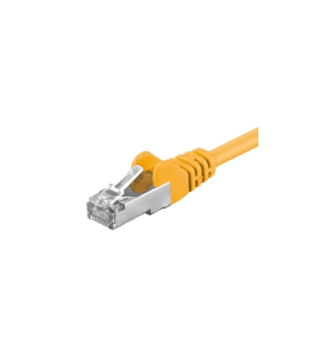 Cat5e internetkabel 1,50m geel - afgeschermd
