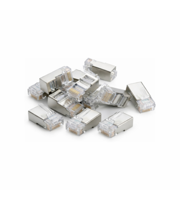 DANICOM FTP CAT6 RJ45 Connector - voor stugge kern - 10 stuks