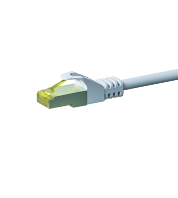 Cat7 internetkabel 5m wit 100% koper - extra afgeschermd