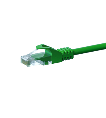 Cat5e internetkabel 5m groen 100% koper - onafgeschermd