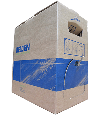 Cat6 internetkabel op rol 305m solid 100% koper Belden 7965E - onafgeschermd