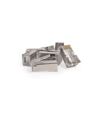 CAT5e internetstekker RJ45 - afgeschermd - 10 stuks