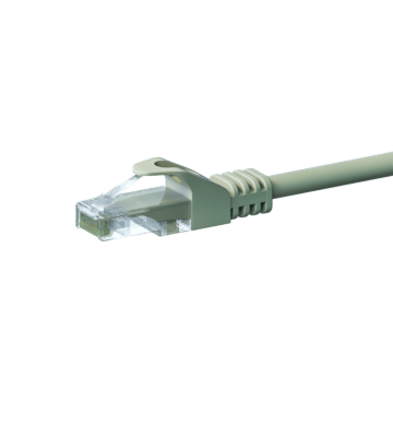 Cat5e internetkabel 15m grijs 100% koper - onafgeschermd