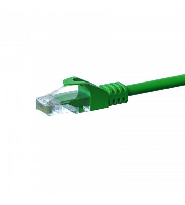 Cat5e internetkabel 0,25m groen 100% koper - onafgeschermd
