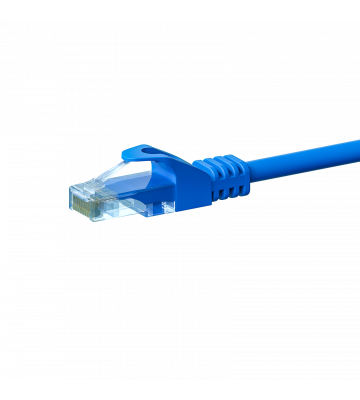 Cat5e internetkabel 0,50m blauw 100% koper - onafgeschermd