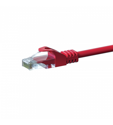 Cat5e internetkabel 50m rood 100% koper - onafgeschermd