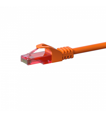 Cat6 internetkabel 2m oranje 100% koper - onafgeschermd