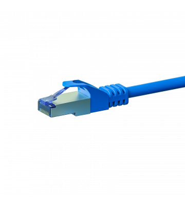 Cat6a internetkabel 1m blauw 100% koper - extra afgeschermd