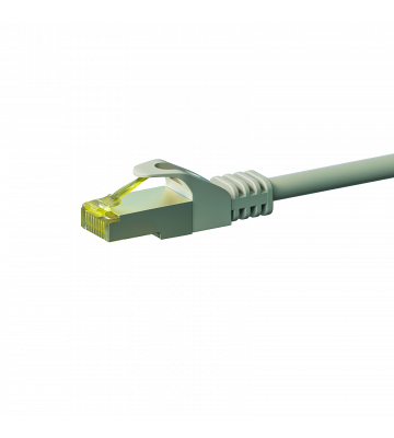 Cat7 internetkabel 0,50m grijs 100% koper - extra afgeschermd