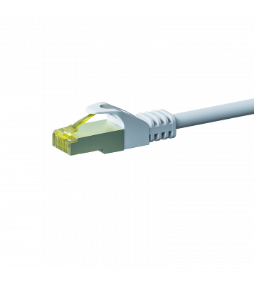 Cat7 internetkabel 1,50m wit 100% koper - extra afgeschermd